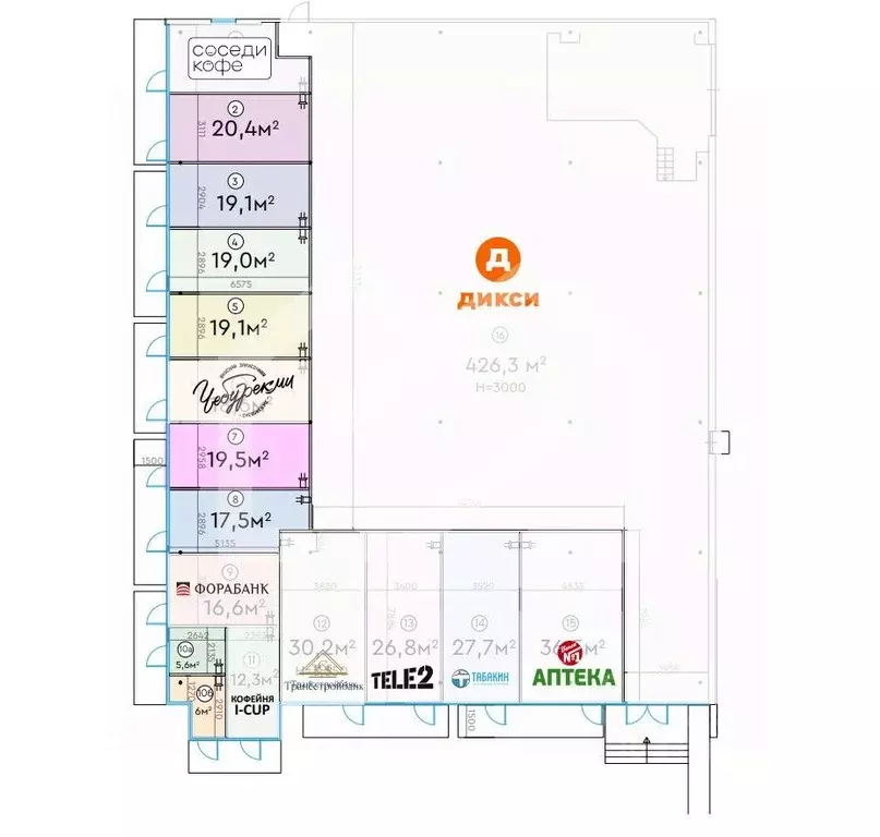 Помещение свободного назначения в Москва Шипиловский проезд, 39К3 (18 ... - Фото 2