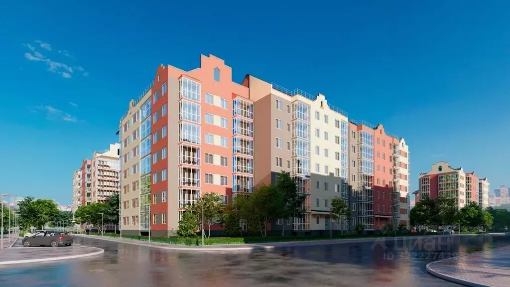 2-к кв. Краснодарский край, Краснодар Европа-Сити жилой комплекс, ... - Фото 2