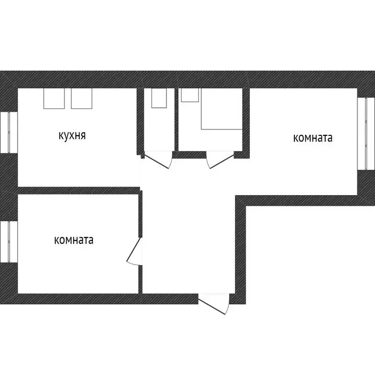 2-комнатная квартира: Златоуст, проспект Мира, 10 (45 м) - Фото 0