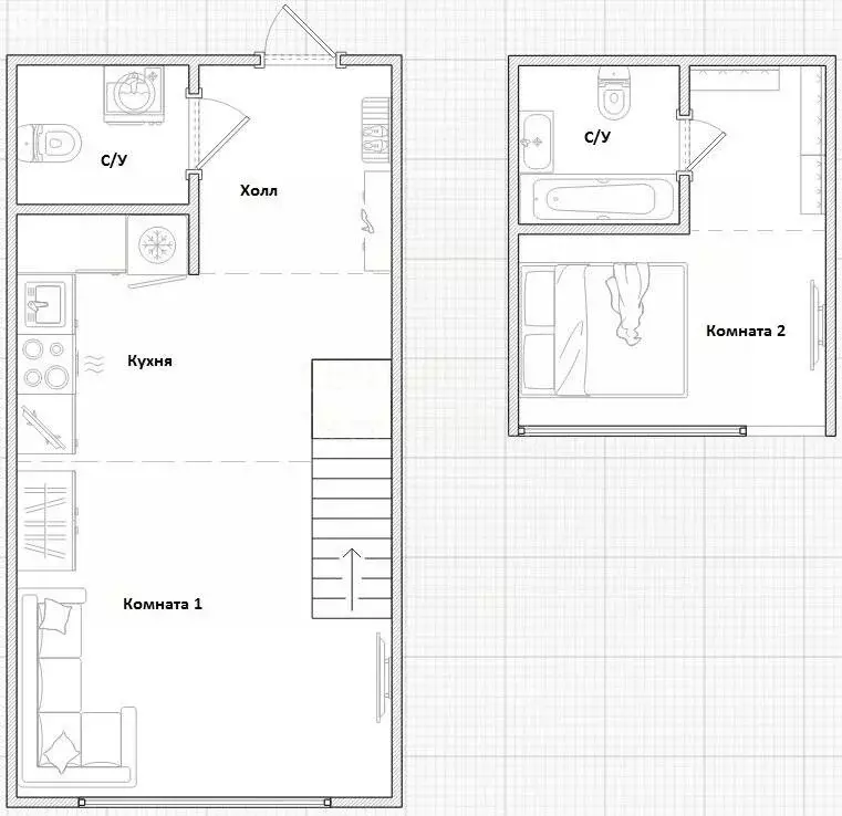 2-комнатная квартира: Москва, улица Перерва, 16 (40.5 м) - Фото 2