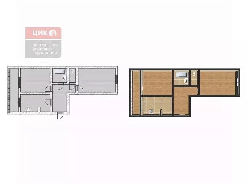2-к кв. Рязанская область, Рязань Касимовское ш., 23к2 (53.0 м) - Фото 1