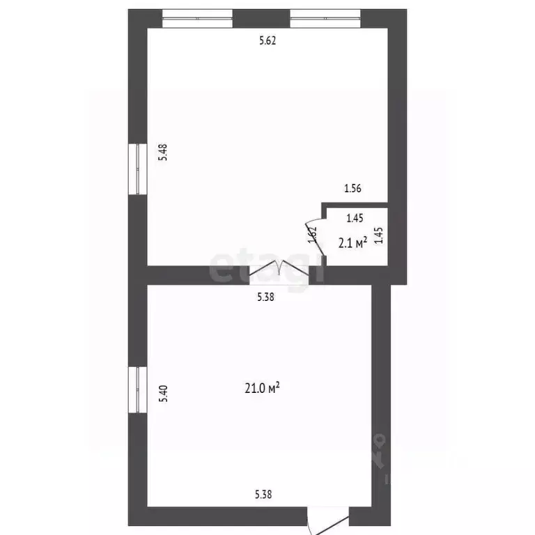 Офис в Мордовия, Саранск ул. Полежаева, 161 (59 м) - Фото 2