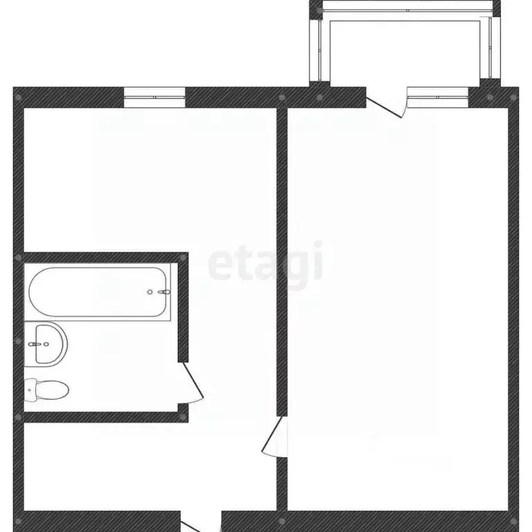 1-к кв. Ярославская область, Ярославль Тутаевское ш., 64к2 (31.0 м) - Фото 1