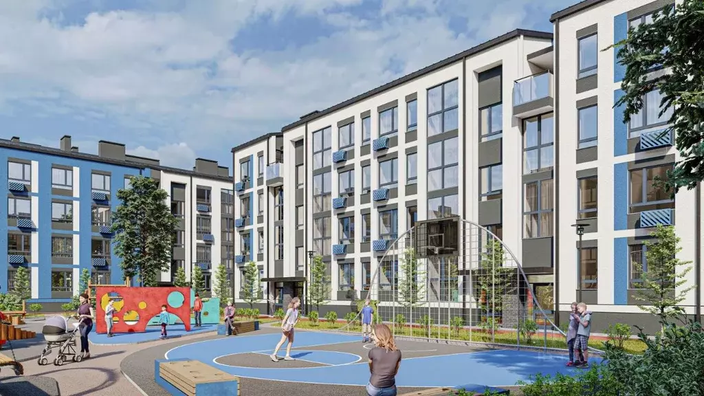 2-к кв. Калининградская область, Зеленоградск  (48.83 м) - Фото 1