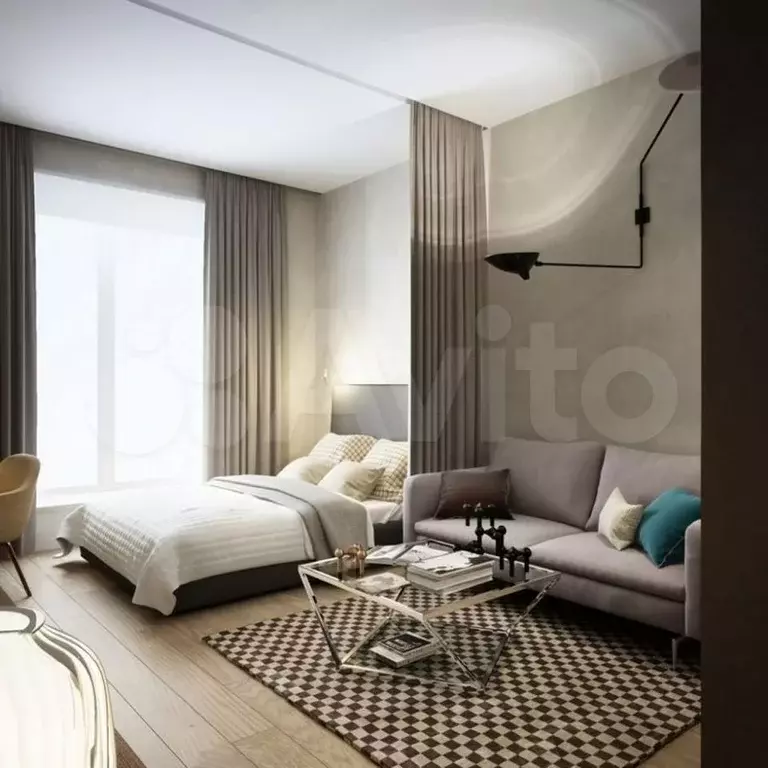 1-к. квартира, 47,4 м, 7/10 эт. - Фото 1