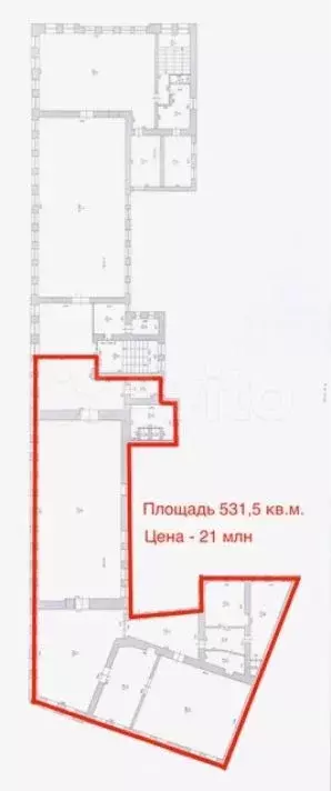 Помещение свободного назначения 155 м- 905 м - Фото 1