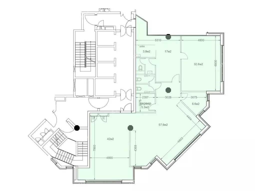 Офис в Москва Космодамианская наб., 52С1 (214 м) - Фото 2