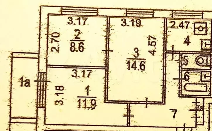 3-к. квартира, 52 м, 1/9 эт. - Фото 0