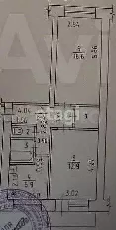 2-к. квартира, 47 м, 3/5 эт. - Фото 0