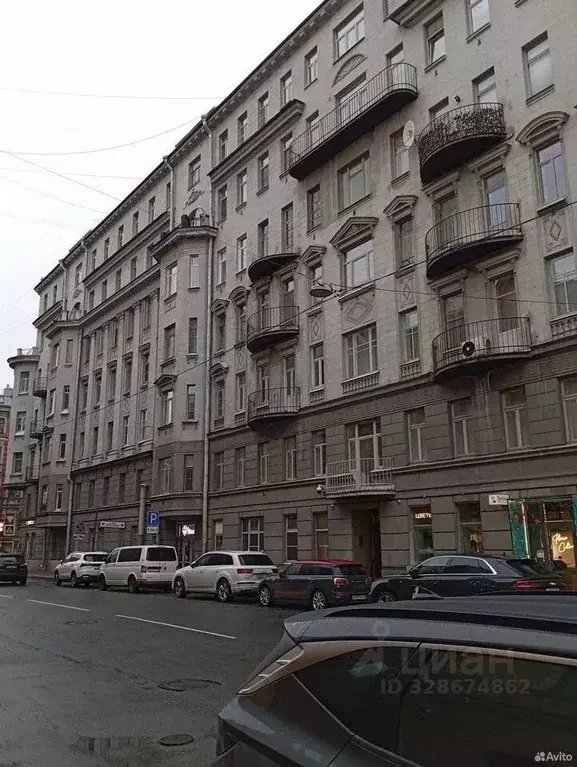 2-к кв. Санкт-Петербург ул. Рылеева, 20/51 (76.4 м) - Фото 1