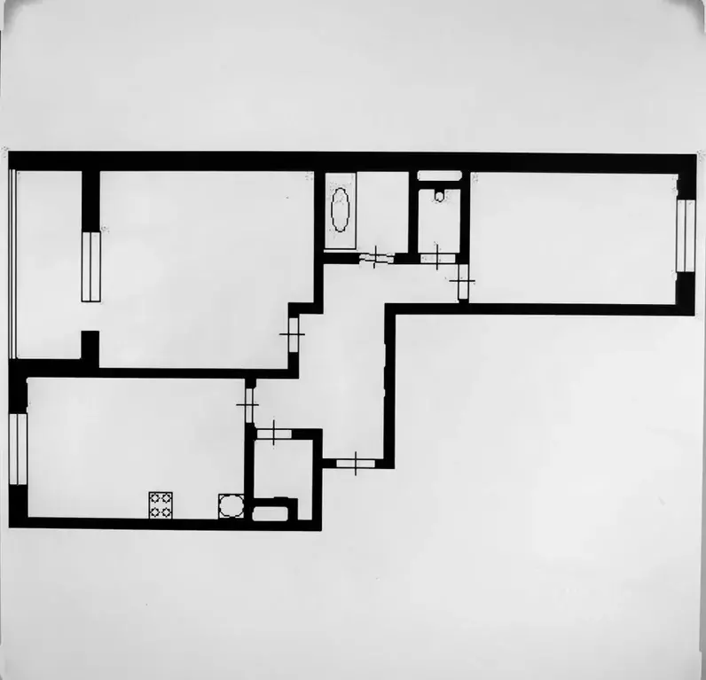 2-к кв. Московская область, Подольск ул. Симферопольская, 49к2 (57.0 ... - Фото 2