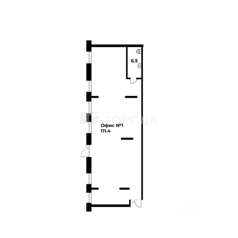 Офис в Новосибирская область, Новосибирск Республиканская ул., 33 (118 ... - Фото 2