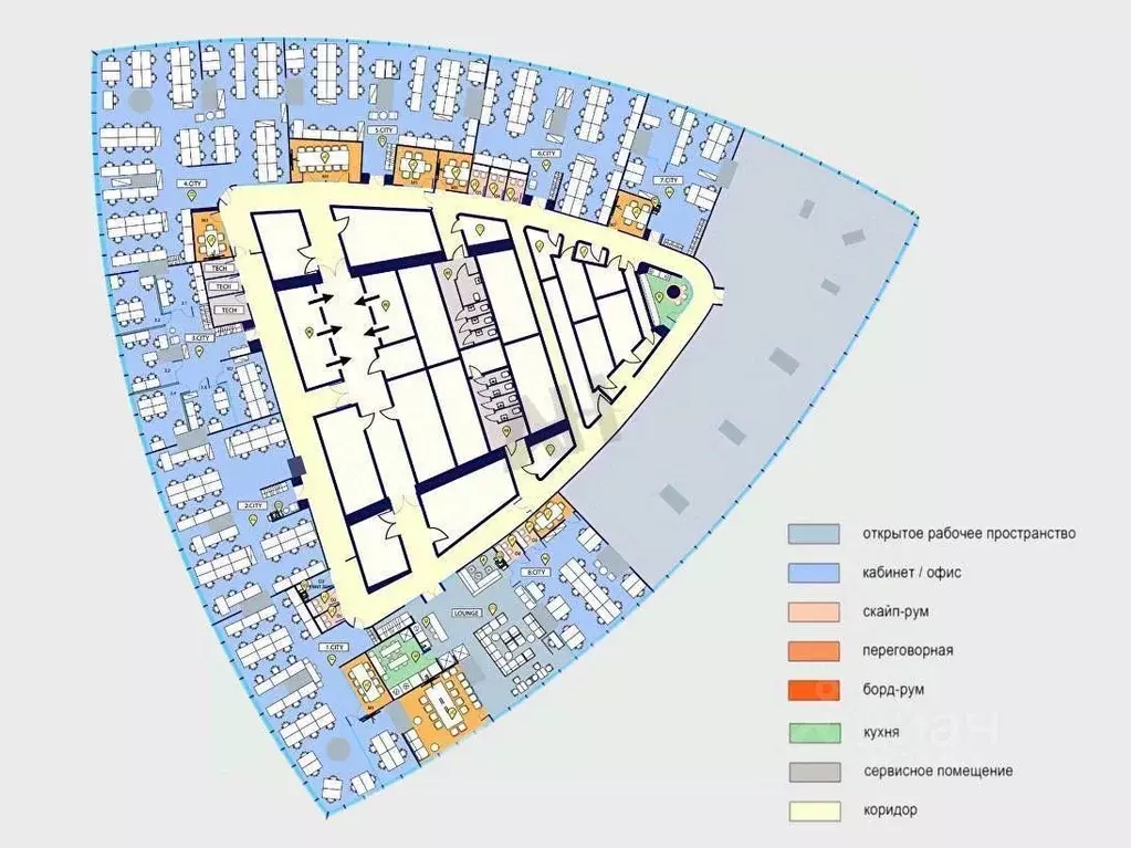Помещение свободного назначения в Москва наб. Пресненская, 12 (150 м) - Фото 2