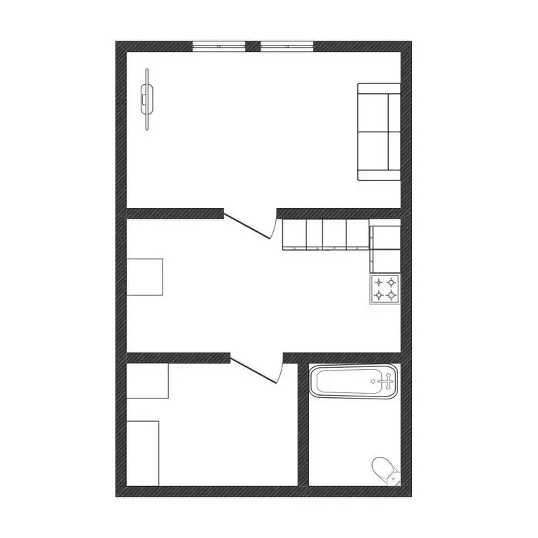 Квартира-студия: посёлок Знаменский, Виноградная улица, 2 (24.5 м) - Фото 1
