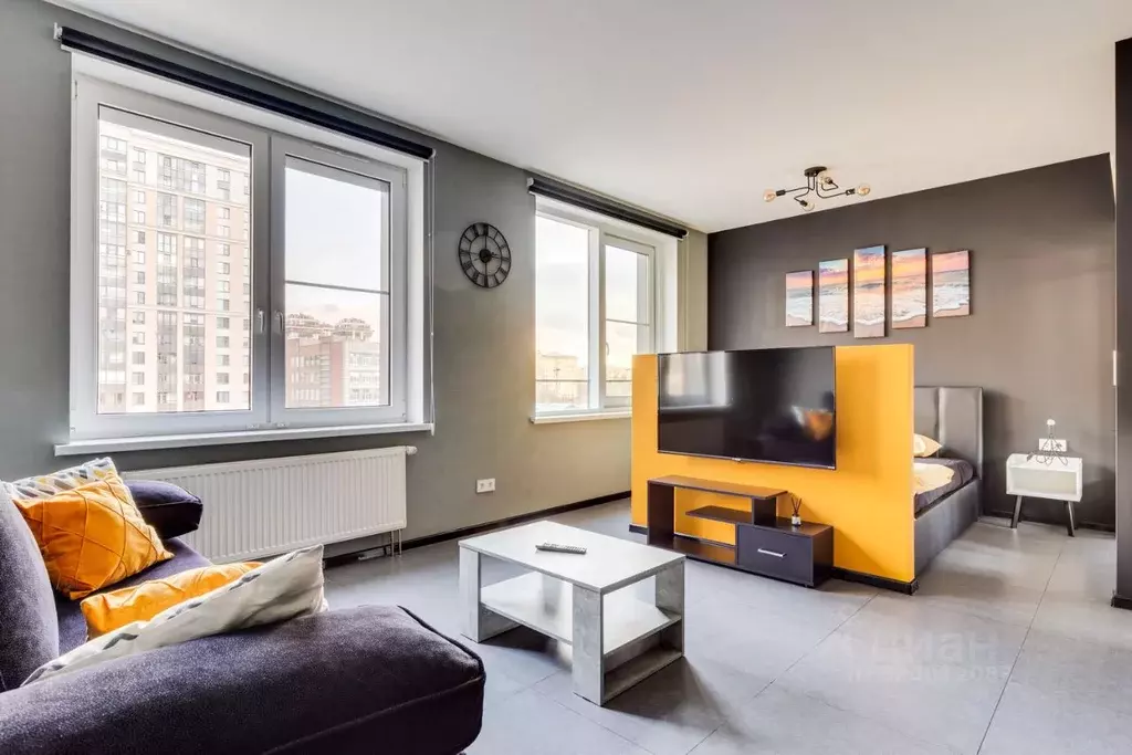 1-к кв. Санкт-Петербург ул. Парфеновская, 7к1 (45.0 м) - Фото 1