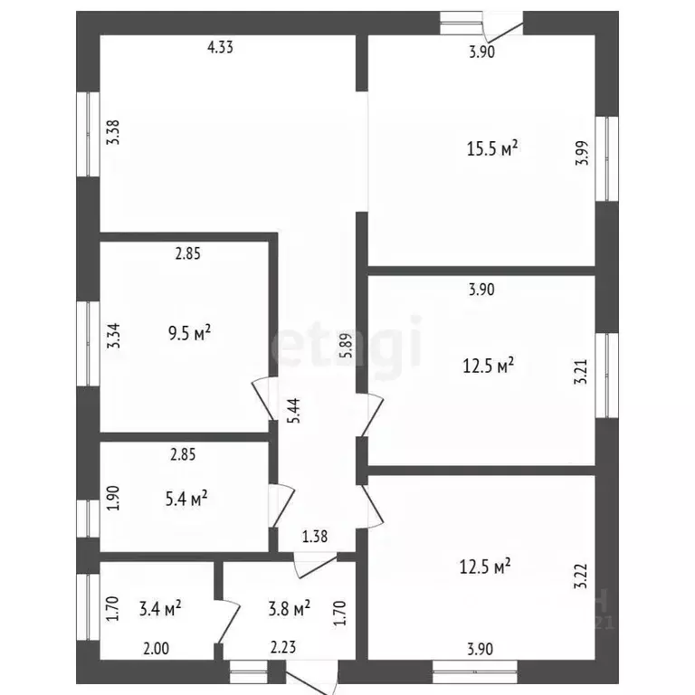 Дом в Пермский край, Пермский муниципальный округ, д. Косотуриха ул. ... - Фото 2