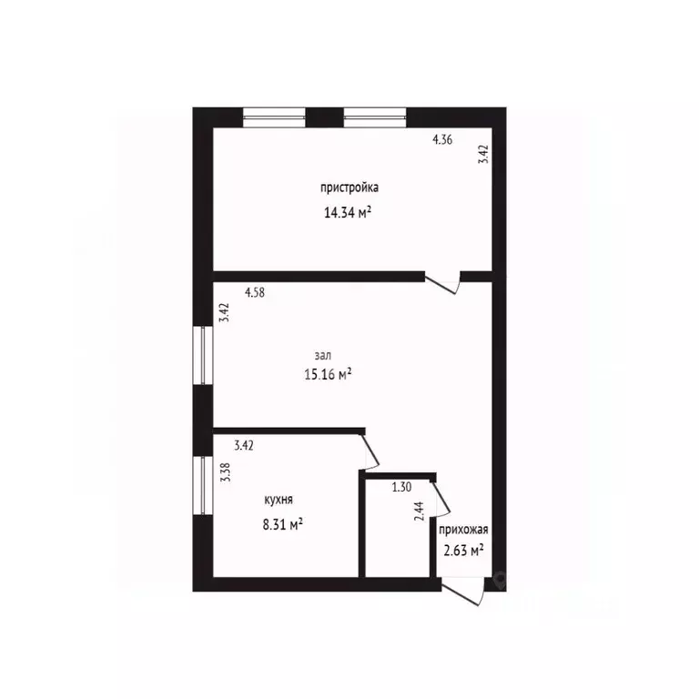 1-к кв. Дагестан, Дербент ул. Генриха Гасанова, 4А (46.0 м) - Фото 2