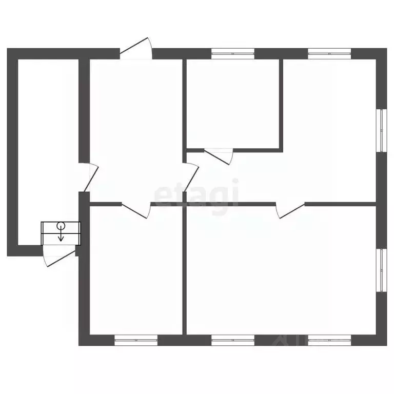 Дом в Владимирская область, Меленковский муниципальный округ, с. ... - Фото 1