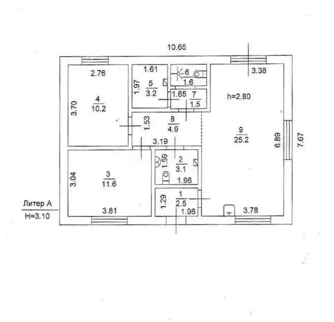 Дом в Псковский район, Логозовская волость, деревня Логозовичи (85 м) - Фото 1