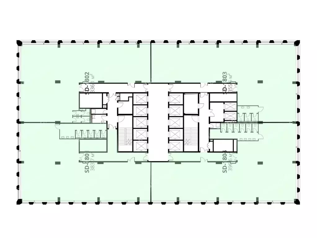 Офис в Москва Дмитровский проезд, вл1Г (1472 м) - Фото 2