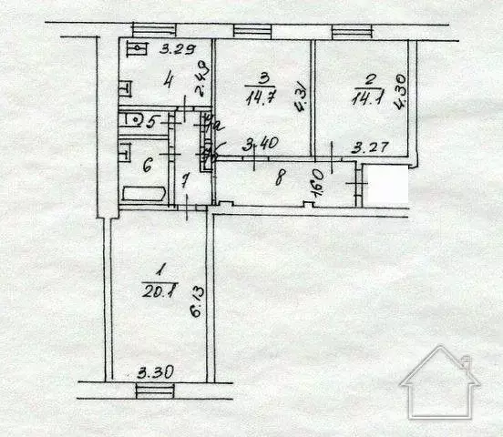 3-к кв. Москва Бойцовая ул., 22К2 (76.2 м) - Фото 0