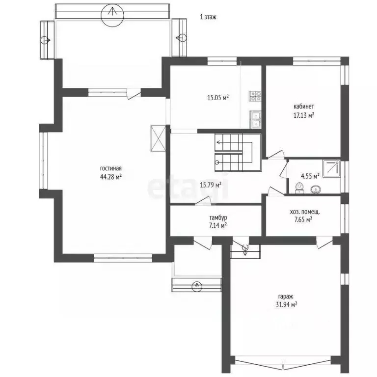 Дом в Калининградская область, Гурьевский муниципальный округ, пос. ... - Фото 2