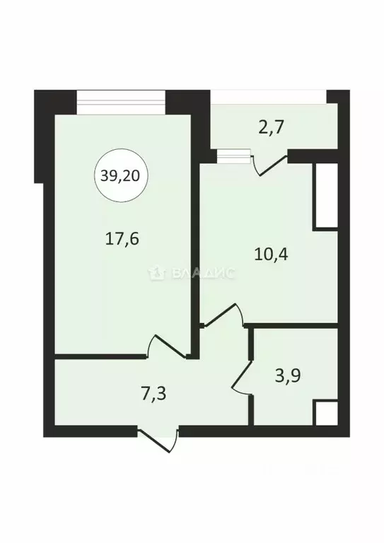 1-к кв. Калининградская область, Калининград ул. Генерал-фельдмаршала ... - Фото 2