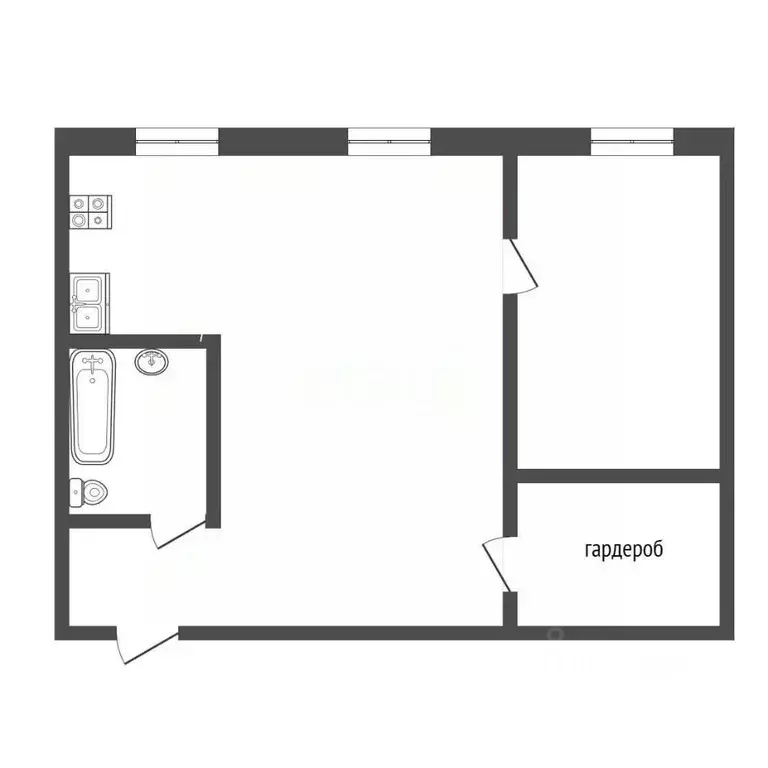 2-к кв. Тюменская область, Тюмень Холодильная ул., 49 (43.1 м) - Фото 2