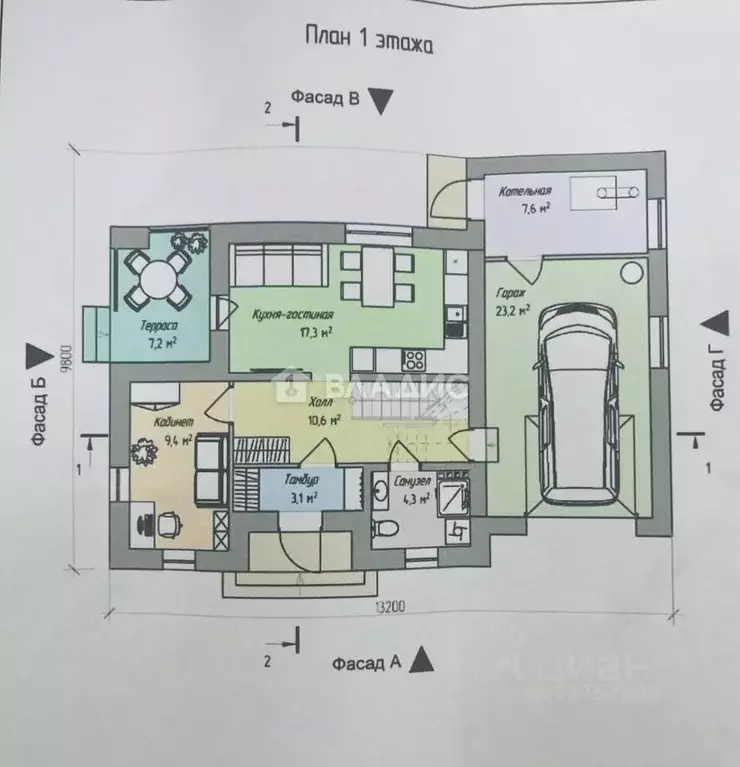 Дом в Забайкальский край, Читинский район, с. Смоленка, Благодатный ... - Фото 2