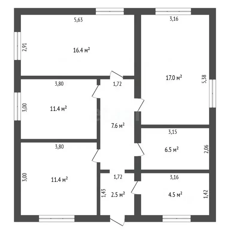 Дом в Амурская область, Благовещенский район, с. Чигири ул. Сиреневая, ... - Фото 2