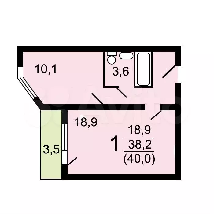 Аукцион: 1-к. квартира, 37,4 м, 2/17 эт. - Фото 0