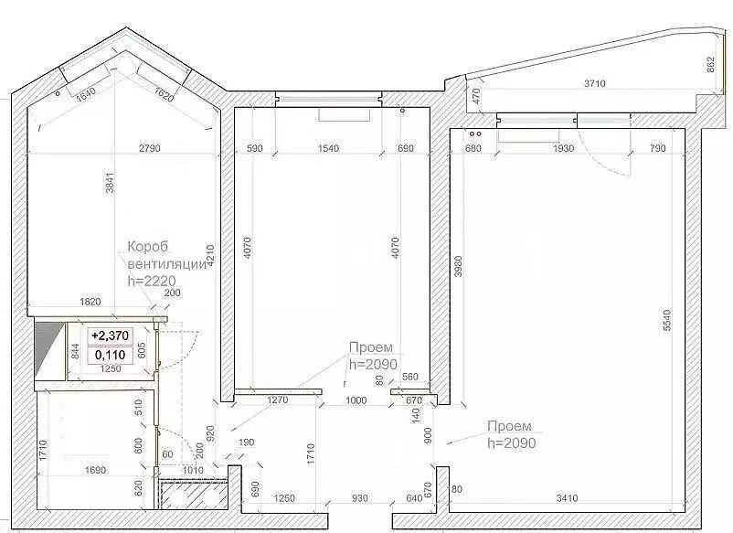 2-комнатная квартира: Москва, Белореченская улица, 41к2 (53 м) - Фото 1