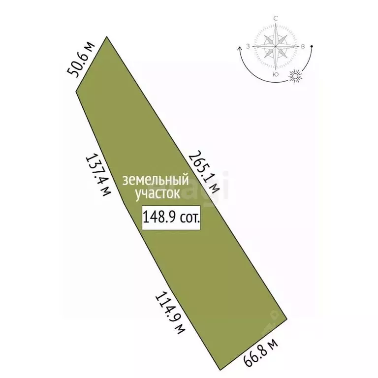 Участок в Санкт-Петербург пос. Парголово, Михайловка тер.,  (150.0 ... - Фото 2