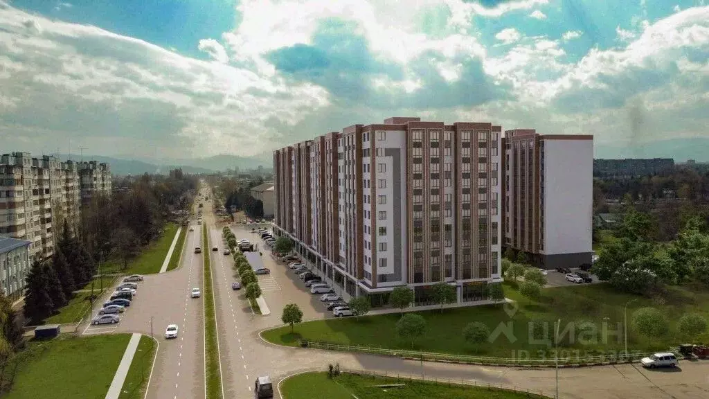 1-к кв. Кабардино-Балкария, Нальчик Кабардинская ул. (43.35 м) - Фото 1