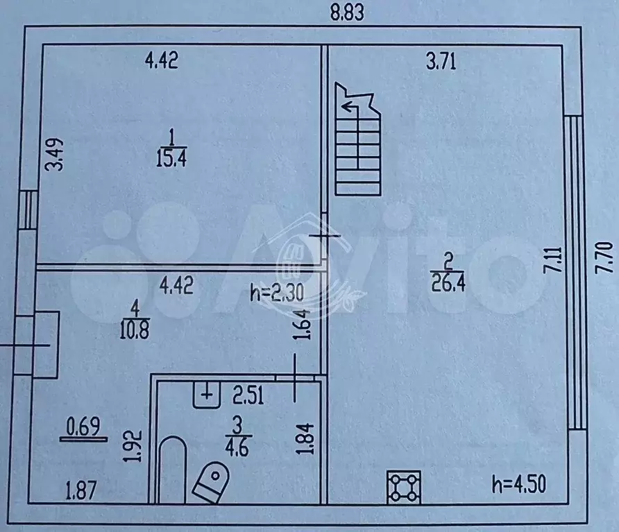 Дом 78,5 м на участке 11,1 сот. - Фото 1