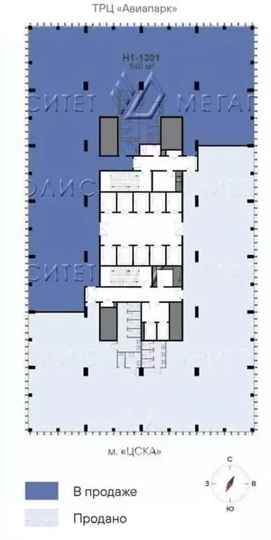 Офис в Москва Ходынский бул., 6с2 (830 м) - Фото 1