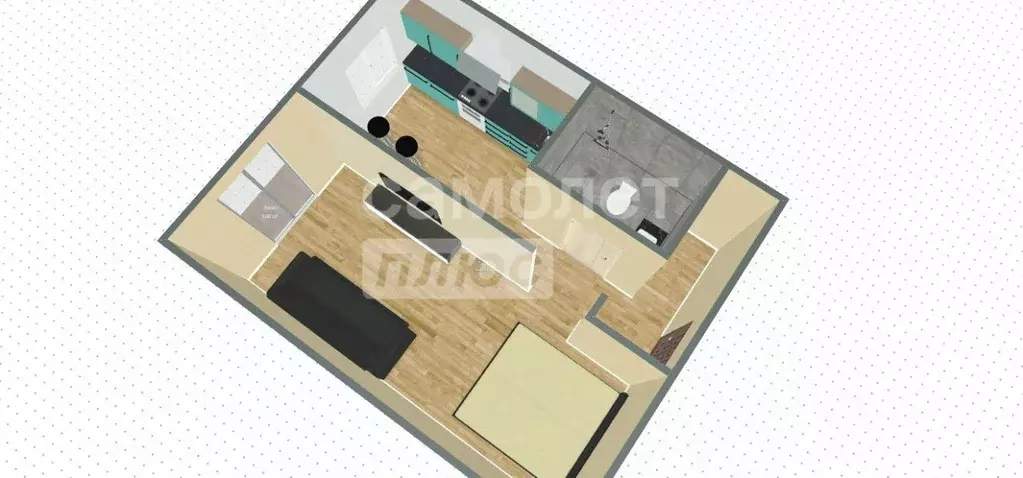 1-к кв. Ивановская область, Ивановский район, Богданихское с/пос, д. ... - Фото 1