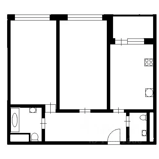 2-к кв. Москва Краснобогатырская ул., 90С1 (79.0 м) - Фото 1