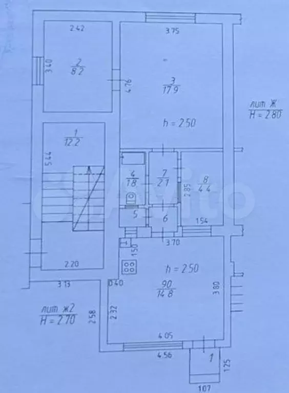 2-к. квартира, 50,5 м, 1/4 эт. - Фото 0