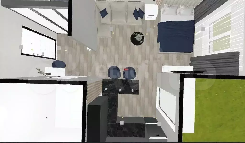 Квартира-студия, 31,6 м, 11/16 эт. - Фото 1