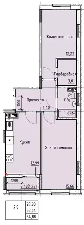 2-к кв. Ростовская область, Батайск ул. Талалихина (54.88 м) - Фото 0