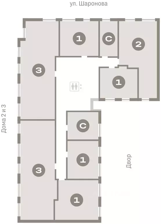 Студия Омская область, Омск  (26.15 м) - Фото 1