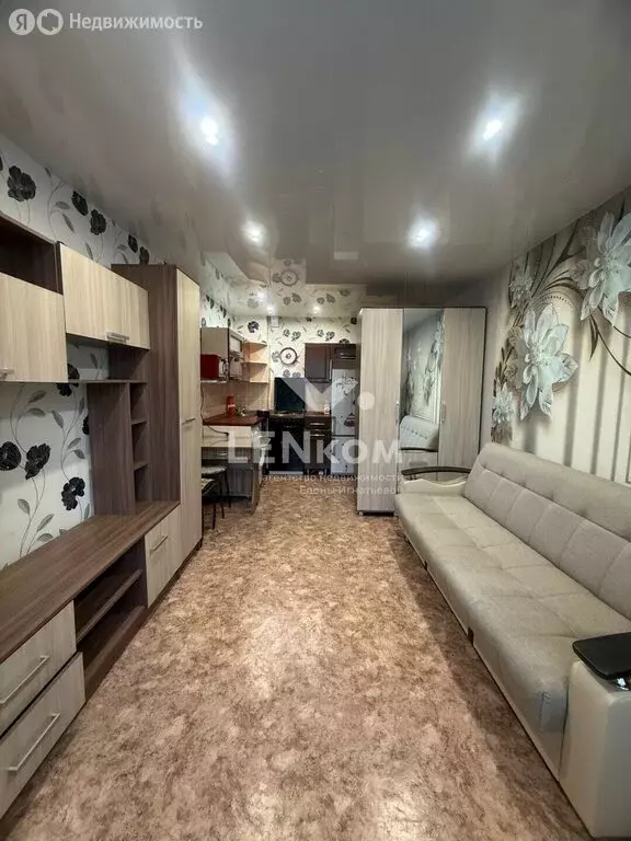 Квартира-студия: село Первомайский, улица Сабурова, 32 (21.4 м) - Фото 1