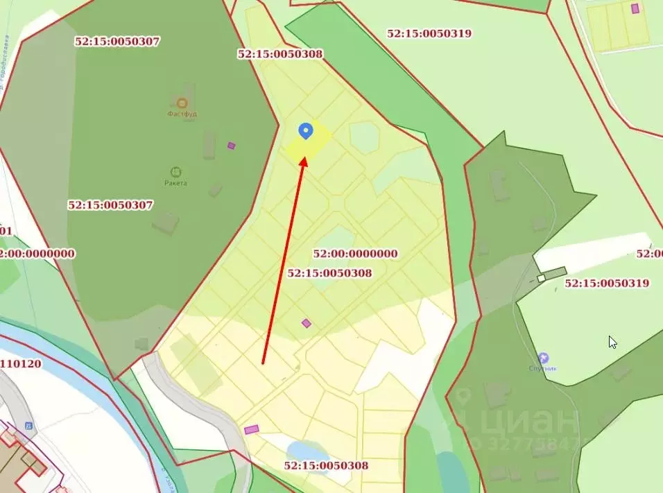 Участок в Нижегородская область, Городецкий муниципальный округ, ... - Фото 2