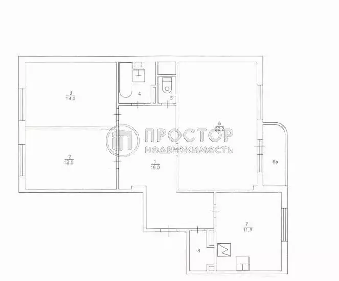 3-комнатная квартира: Щёлково, микрорайон Богородский, 10к1 (84.9 м) - Фото 1