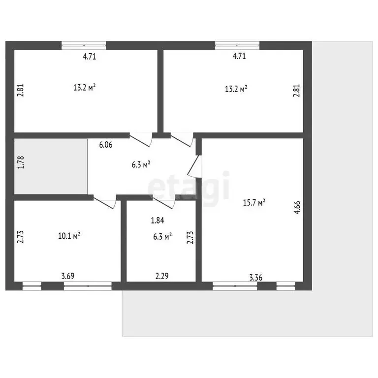 Дом в Ленинградская область, Гатчинский муниципальный округ, КП ... - Фото 1