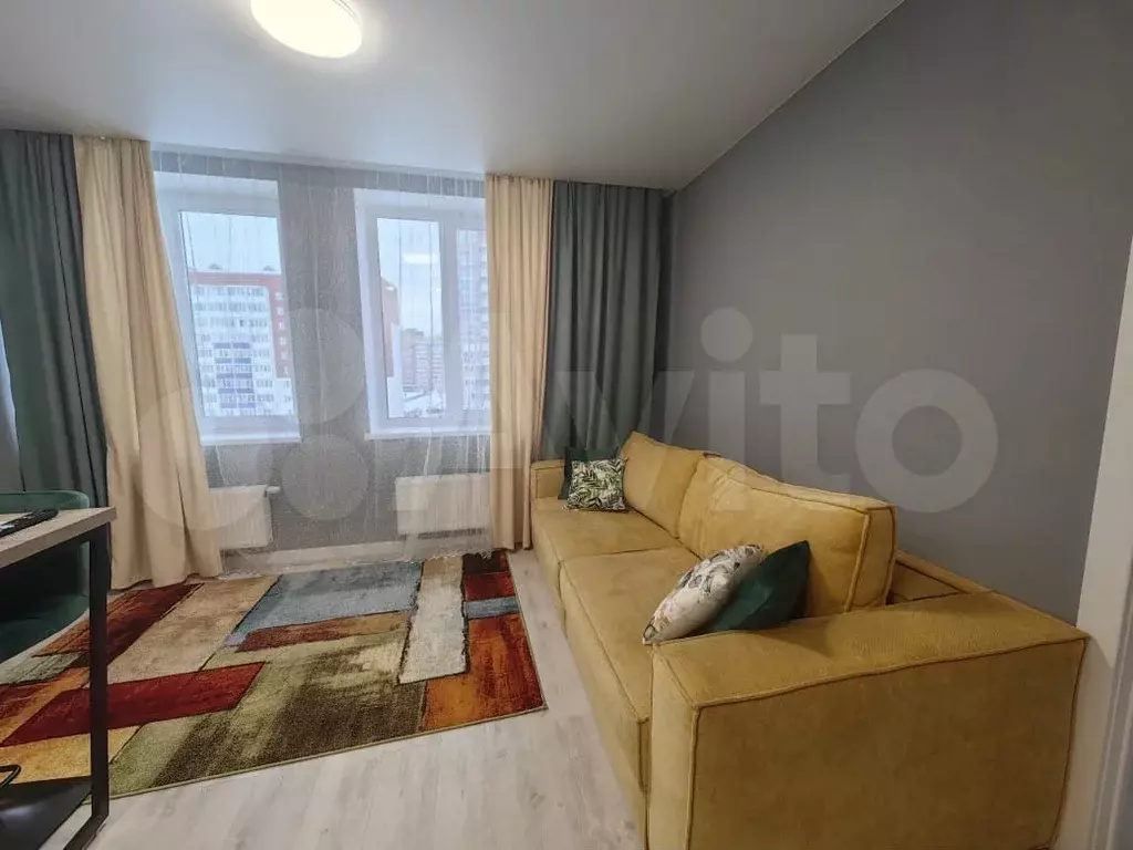 1-к. квартира, 39 м, 5/11 эт. - Фото 1
