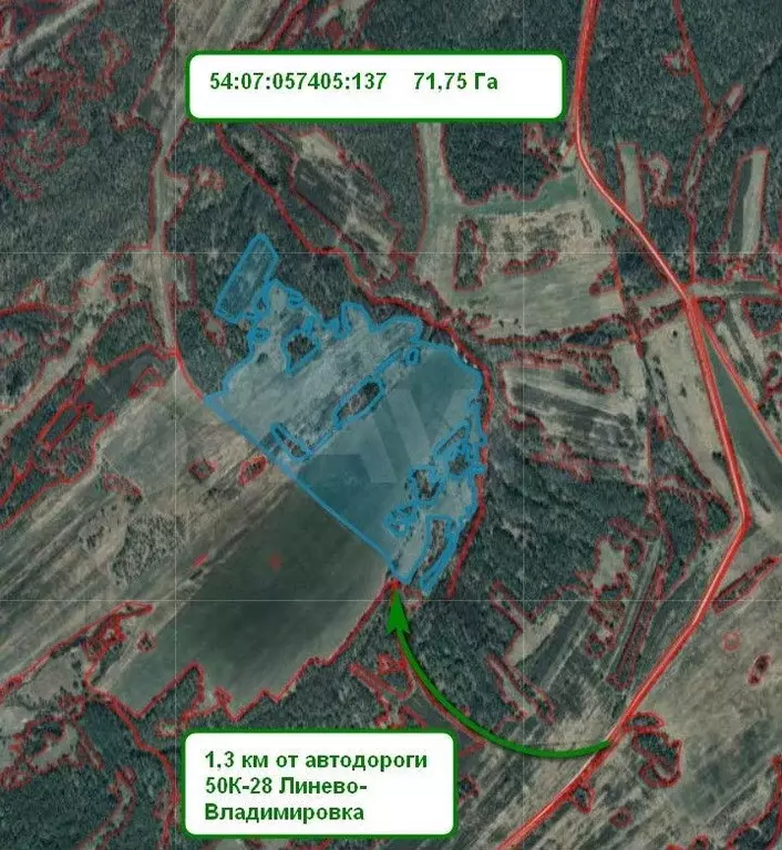 Участок 833.8 га (СНТ, ДНП) - Фото 1