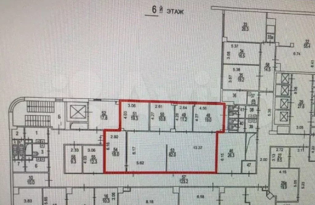 Офис (B+) 184,35 мв бизнес-центре «Мейерхольд - Фото 0
