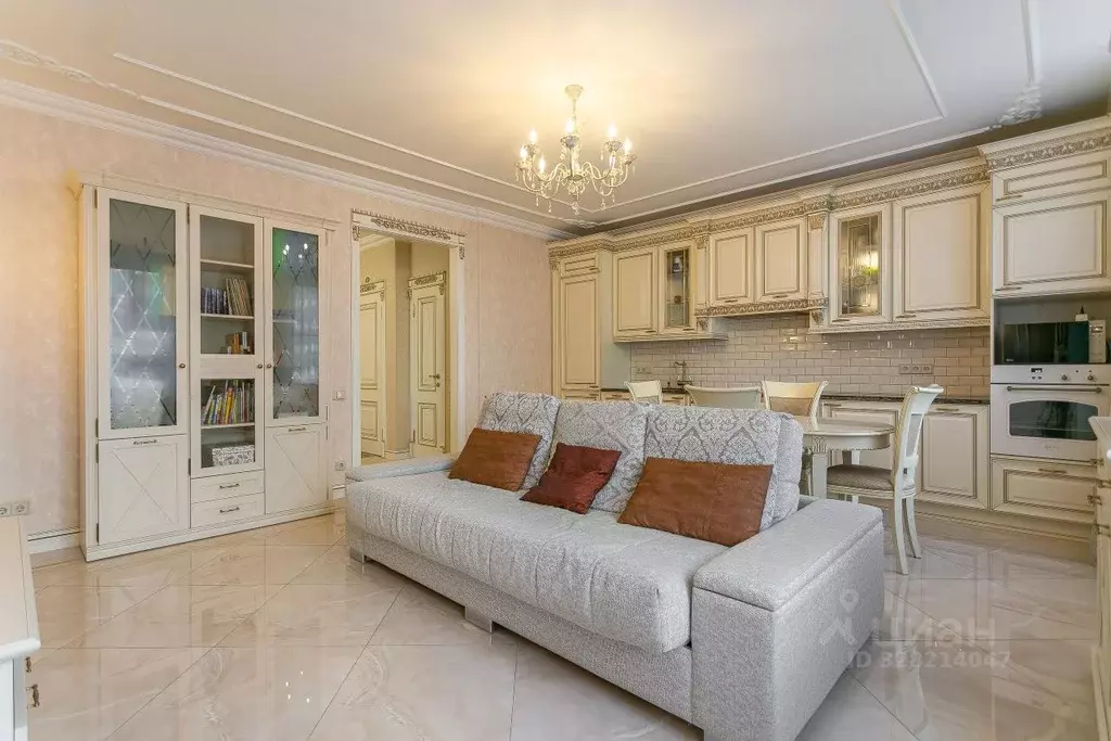 2-к кв. Санкт-Петербург ул. Беринга, 5 (81.1 м) - Фото 2